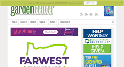 Desktop Screenshot of gardencentermag.com